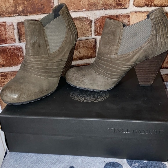 Vince Camuto Shoes - Vince Camuto Brown Suede Ankle Boots (used )